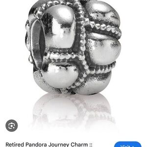 Pandora Retired Journey Charm - Silver
